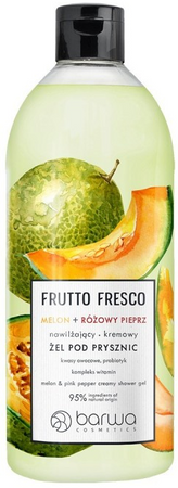 Barwa Frutto Fresco Melon Różowy pieprz Żel pod prysznic 480ml