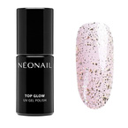 Neonail Top hybrydowy 12247-7 Top Glow Gold Flakes 7,2ml