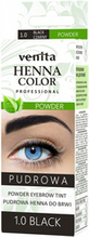 Venita Henna Color Pudrowa henna do brwi 1.0 Czarny 4g
