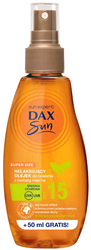 DAX Sun Relaksujący olejek do opalania z herbatą matcha SPF15 200ml