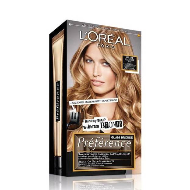 Loreal Preference Farba Do Włosów Pasemek 2 Glam Bronde 2x60ml 54ml Drogeria Ekobiecapl 7504