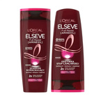 Loreal Elseve Full Resist Szampon wzmacniający do włosów osłabionych z tendencją do wypadania 500ml + Odżywka stop łamliwości - włosy osłabione, wypadające 200ml