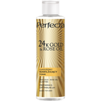 Perfecta 24K Gold&Rose Oil Luksusowy nawilżający tonik do twarzy do każdego typu cery 200ml