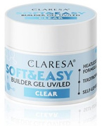 CLARESA Builder Gel UV/LED SOFT&EASY Żel budujący Clear 12g