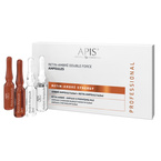 Apis Retin-Ambre Synergy Ampułki o podwójnej sile - Kwas bursztynowy 5x3ml + Retinol 5x3ml