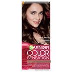 Garnier Color Sensation Farba do włosów krem koloryzujący - 4.0 Głęboki brąz 112ml