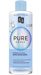 AA PURE DERMA Normalizująca woda micelarna 400ml