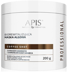 APIS Coffe Shot Biorewitalizująca maska algowa 200g