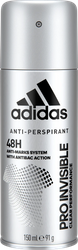 Adidas Men Pro Invisible Clear 48H Antyperspirant spray 150ml