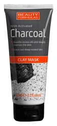 Beauty Formulas Charcoal - Maska do twarzy z aktywnym węglem 100ml