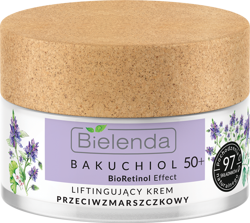 Bielenda BAKUCHIOL BioRetionol Effect Liftingujący krem przeciwzmarszczkowy dzień/noc 50+ 50ml