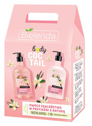 Bielenda Zestaw Body Coctail żel pod prysznic + balsam do ciała Rabarbar Wanilia