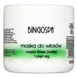 BingoSpa Maska do włosów Masło Shea (karite) i Pięć Alg 500g