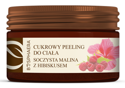 Bosphaera Cukrowy peeling do ciała Soczysta malina z hibiskusem 200g