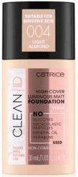 Catrice CLEAN ID High Cover Luminous Matt Foundation Kryjąco-matujący podkład do twarzy 004 30ml