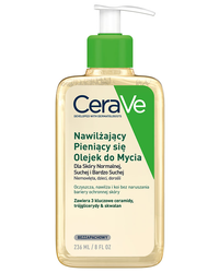 Cerave Nawilżający pieniący się olejek do mycia - skóra normalna, sucha i bardzo sucha 236ml