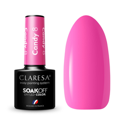 Claresa Lakier hybrydowy Candy 8 SoakOff UV/LED 5g