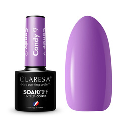 Claresa Lakier hybrydowy Candy 9 SoakOff UV/LED 5g