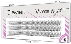 Clavier Kępki Rzęs V Shape Light 14mm