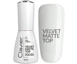Clavier Luxury Nail Hybrid Top do paznokci - VELVET MATTE TOP 10ml