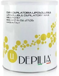 DEPILIA wosk do depilacji w puszce Honey 800ml