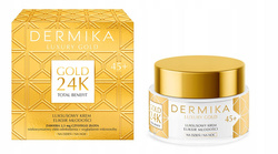 Dermika Luxury Gold 24K Luksusowy krem eliksir młodości 45+ dzień/noc 50ml