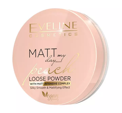 Eveline Cosmetics Matt My Day Peach Sypki puder brzoskwiniowy 6g