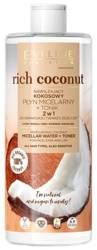 Eveline Cosmetics Rich Coconut Nawilżający kokosowy płyn micelarny i tonik 500ml