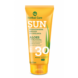 Farmona Herbal Care Sun Nawilżająca emulsja do opalania - aloes z wodą termalną SPF30 150ml