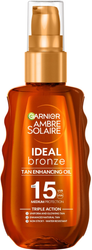 Garnier Ambre Solaire Ideal Bronze Wodoodporny olejek wzmacniający opaleniznę SPF15 150ml