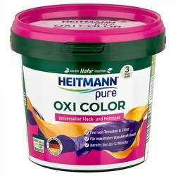 Heitmann Pure Oxi Color Odplamiacz do białych i kolorowych tkanin Proszek 500g