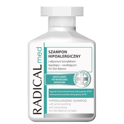 IDEEPHARM RADICAL MED Łagodny szampon hipoalergiczny polecany dla osób z łuszczycą 300ml