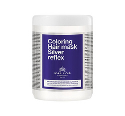 KALLOS COLORING HAIR MASK SILVER REFLEX Maska do włosów 1l