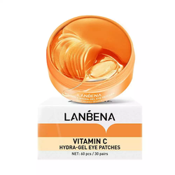 Lanbena Hydra-Gel Eye Patches Vitamin C Hydrożelowe płatki pod oczy rozjaśniające - 60 sztuk