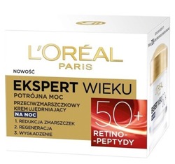 Loreal Ekspert Wieku 50+ Krem przeciwzmarszczkowy na noc 50ml