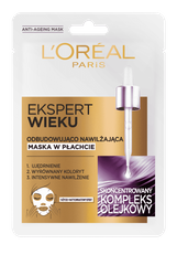 Loreal Expert Wieku Odbudowująco-nawilżająca maska w płachcie 55+