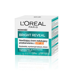 Loreal Paris Bright Reveal Nawilżający krem redukujący przebarwienia z SPF50 50ml