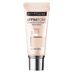 Maybelline Affinitone Nawilżający podkład w tubie - 03 LIGHT SANDBEIGE 30ml