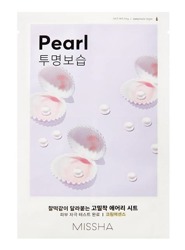 Missha Airy Fit Sheet Mask Pearl Rozświetlająca maska w płachcie Perły 19g