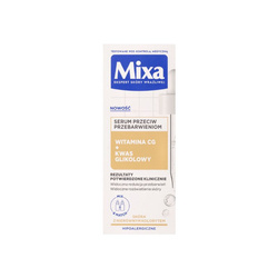 Mixa Serum przeciw przebarwieniom - Witamina CG+Kwas glikolowy 30ml