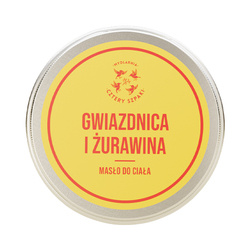 Mydlarnia Cztery Szpaki Masło do ciała - gwiazdnica i żurawina 150ml