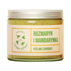 Mydlarnia Cztery Szpaki Peeling cukrowy - rozmaryn i mandarynka 250ml