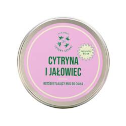 Mydlarnia Cztery Szpaki Rozświetlający mus do ciała - cytryna i jałowiec 150ml