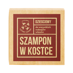 Mydlarnia Cztery Szpaki Szampon w kostce dziegciowy do wszystkich rodzajów włosów 75g