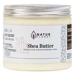 Natur Planet Shea Butter Masło shea nierafinowane 100% 200ml
