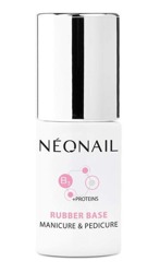 Neonail RUBBER BASE Manicure & Pedicure Kauczukowa baza hybrydowa 8445-7 7,2g