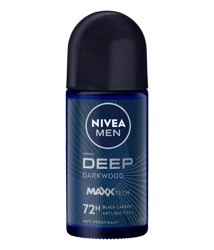 Nivea Men Deep Darkwood 72H Antyperspirant kulka roll-on 50ml