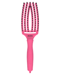 Olivia Garden Finger Brush Combo Amour Edition Szczotka do włosów - MEDIUM (Hot Pink)