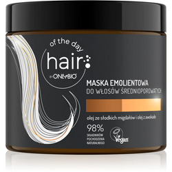 OnlyBio Hair Of The Day Maska emolientowa do włosów średnioporowatych 400ml