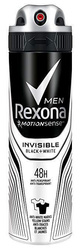 REXONA MEN INVISIBLE BLACK&WHITE 48H Antyperspirant spray 150ml